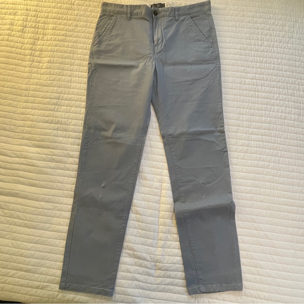 Light blue Hawkins McGill Skinny Chino pants. 34/32